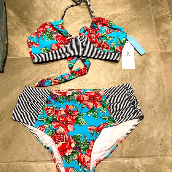 Cupshe Retro Bikini - Picture 1 of 4